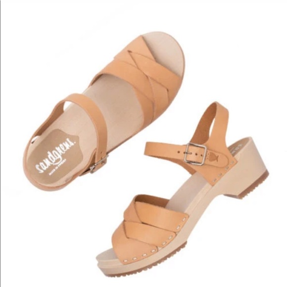 Sandgrens sandal clogs in nude - Picture 2 of 9